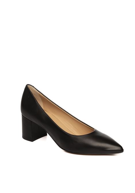 black nappa pumps FRANCO RUSSO | 1601NAPPA-NERO